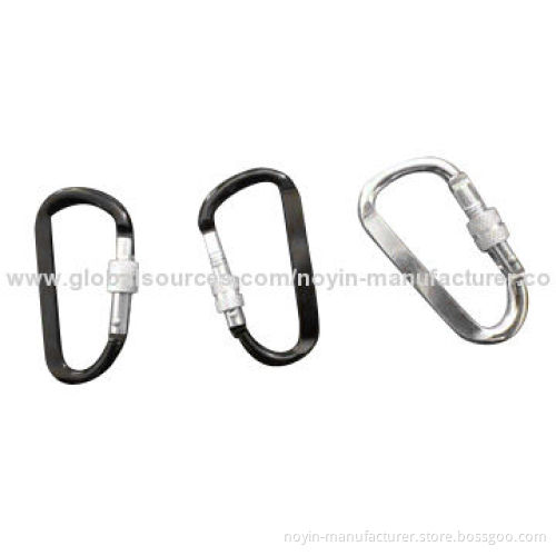 Carabiner with lock, suitable for custom logoNew